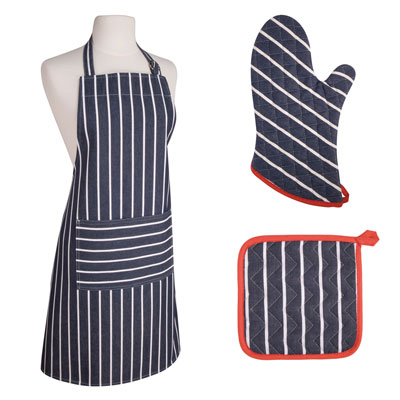 Pannenlap Butcher stripe 20 x 20cm