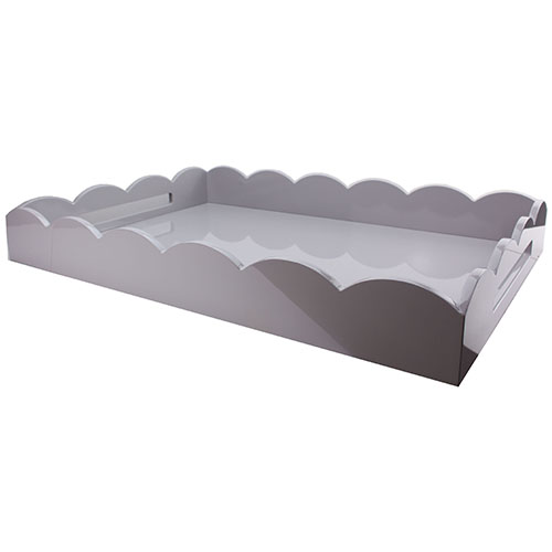 26x17 Scalloped Tray Chiffon