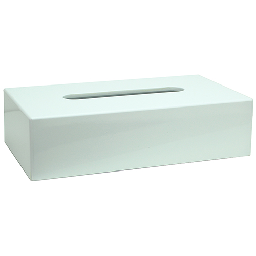 Tissue Box 10x4 White