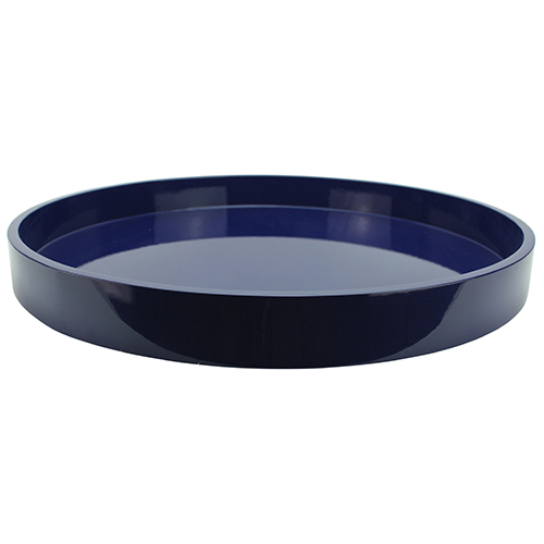 20x20 Round Tray Navy