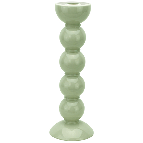 24cm Bobbin Sage Candle Stick