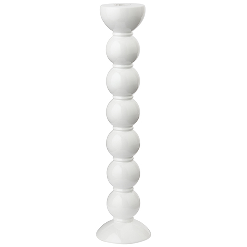 33cm Bobbin White Candle Stick