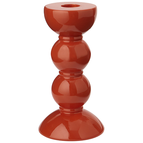 14cm Bobbin Orange Candle Stick