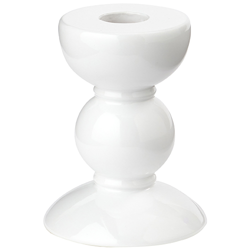 10cm Bobbin White Candle Stick