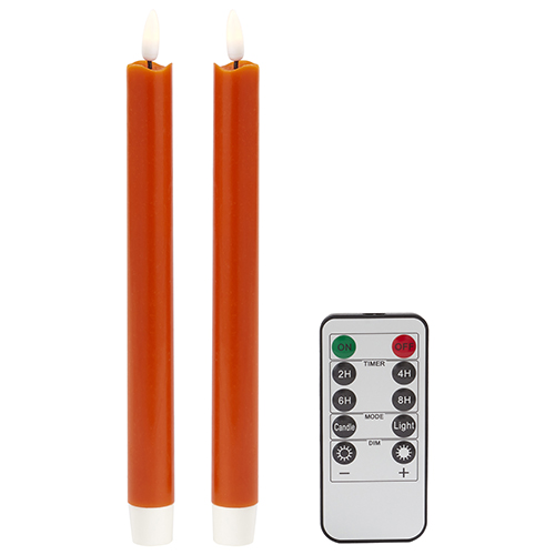 23cm LED Candle Orange