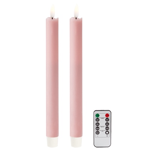 23cm LED Candle Pink