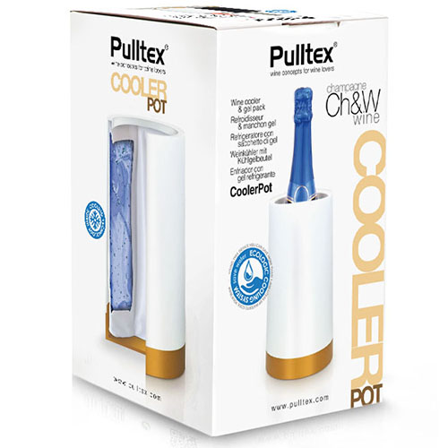 Pulltex Wijnkoeler m/element wit