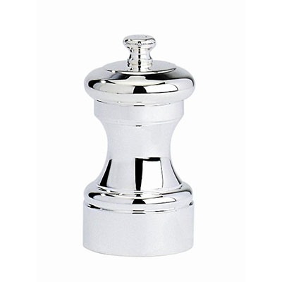 Peugeot Mignonette metal argente 10cm (Pepper mill)