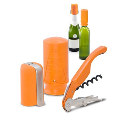 Wine / Champagne Set 3 Pcs., Orange