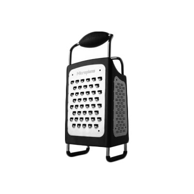 Microplane Grater "Boxgrater" square black, 4 features