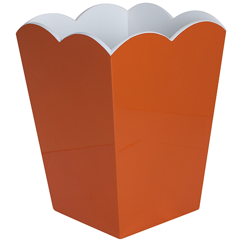 Scallop Bin Orange White