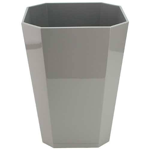 Octagonal Bin Chiffon Grey