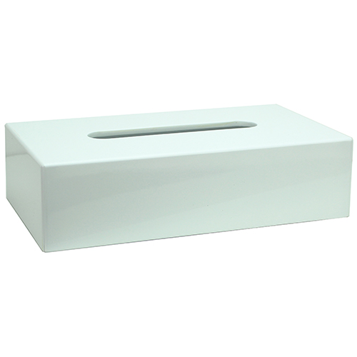 Addison Ross Tissue Box 25x10 White