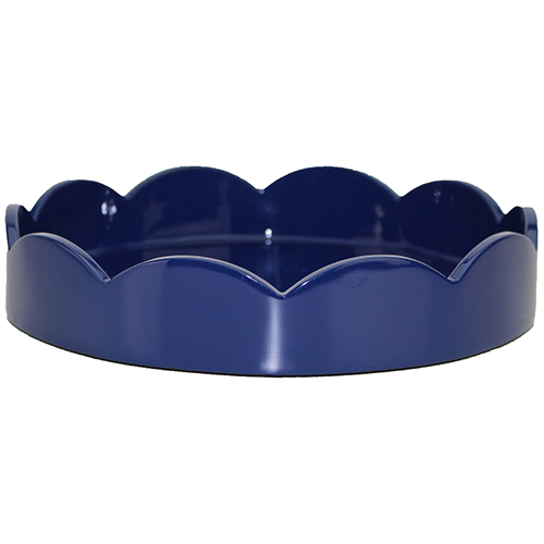 8.5x8.5 Scallop Tray Navy