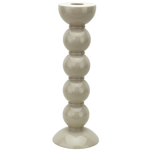 24cm Bobbin Cappuccino Candle Stick