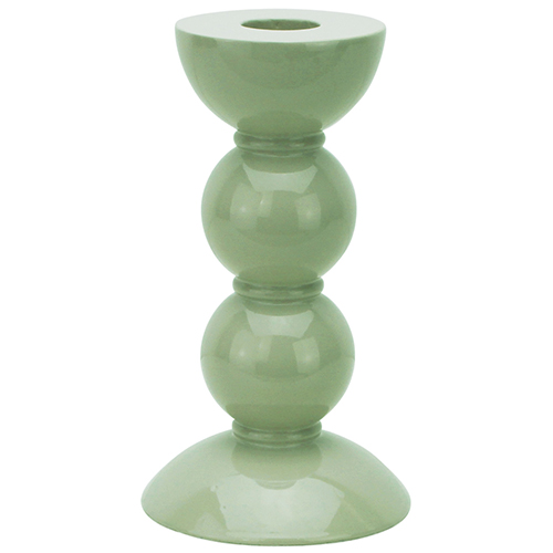 14cm Bobbin Sage Candle Stick