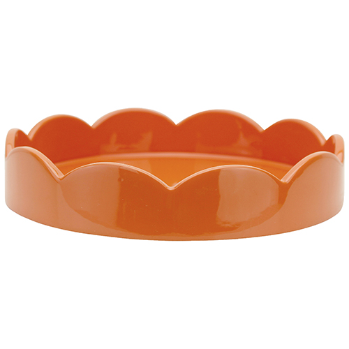 Addison Ross Tray 21.6x21.6 Orange