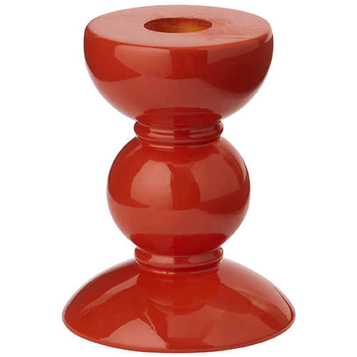 10cm Bobbin Orange Candle Stick