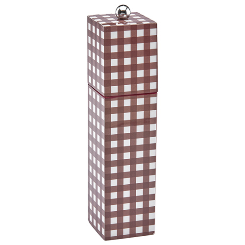 Addison Ross Pfeffer- oder Salzm�hle 22cm Gingham Cherry